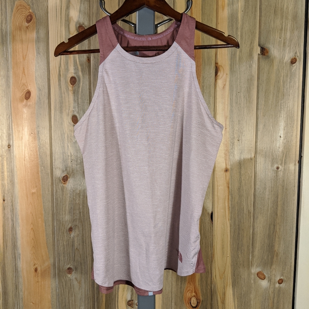 The North Face women's tank top in blush pink and mauve